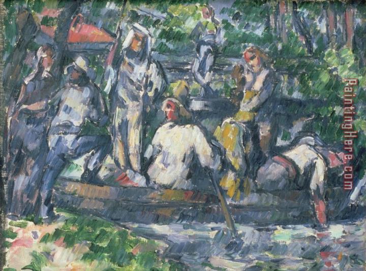 Paul Cezanne Leaving on The Water 1879 82